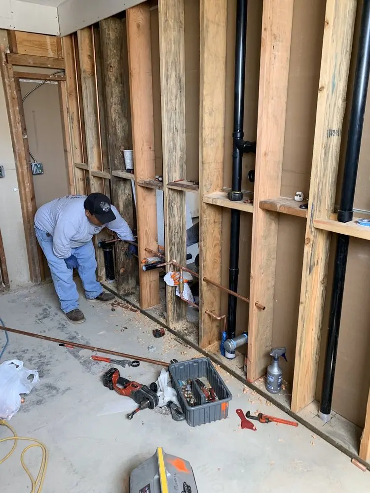 Commercial rough-in plumbing for Gas Line Repair in Twinsburg